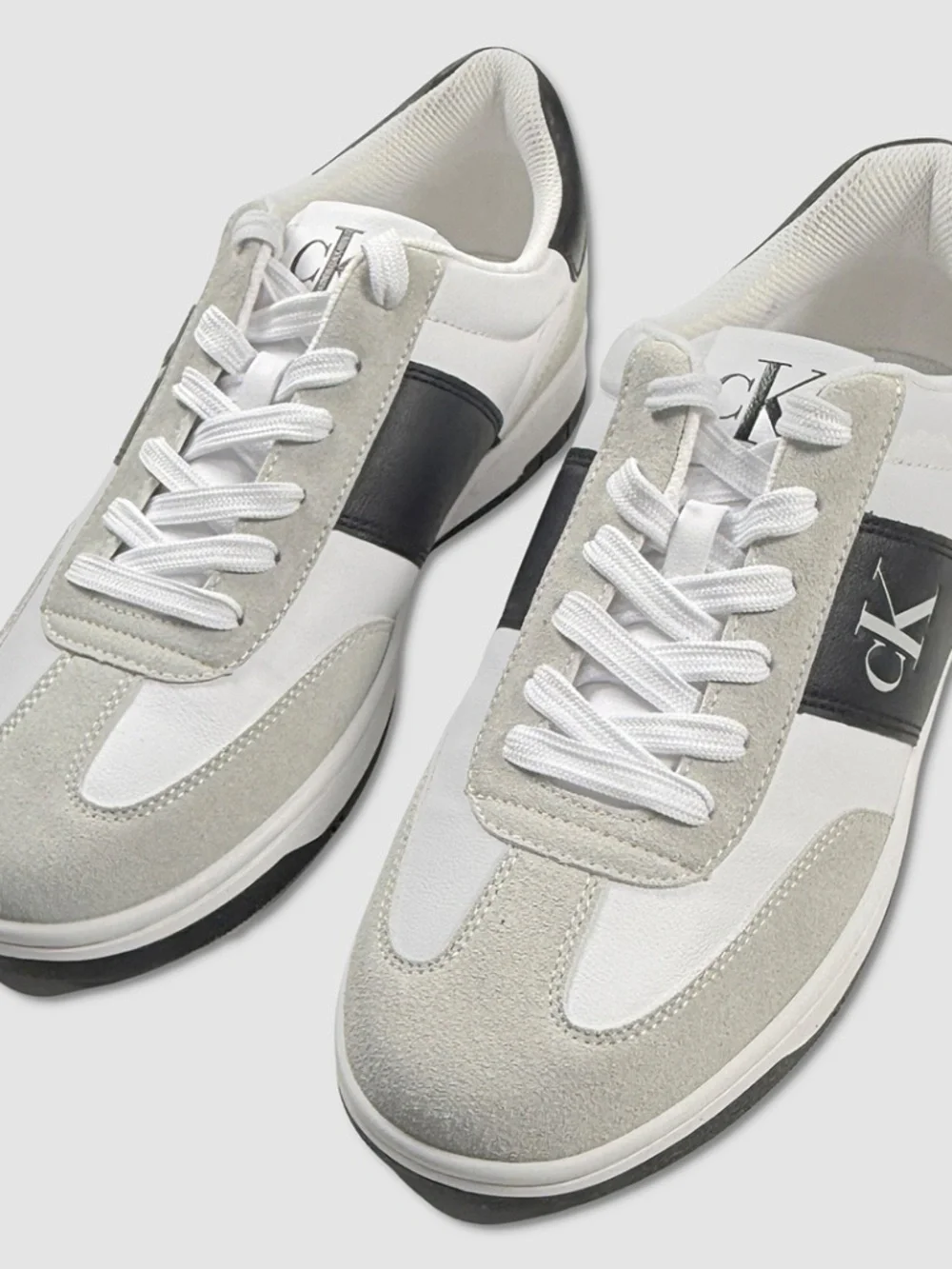 Calvin Klein Denley Shoes / Sneakers - New Mens 10.5 White / Black - #49803-CL2